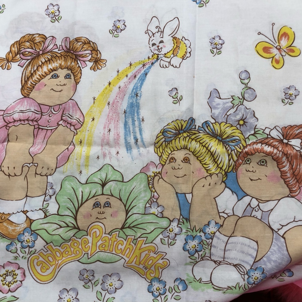 Cabbage patch kids twin sheet